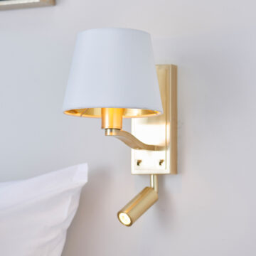 Harvey Wall Light | Brushed Gold 285mm