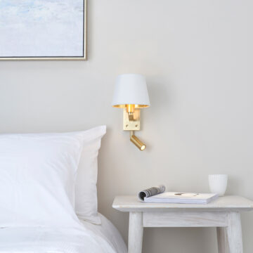 Harvey Wall Light | Brushed Gold 285mm