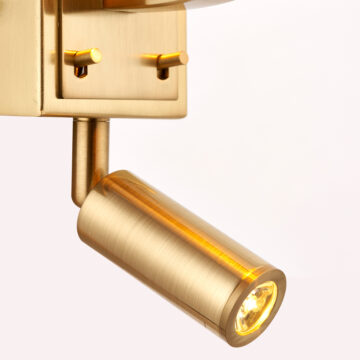 Harvey Wall Light | Brushed Gold 285mm