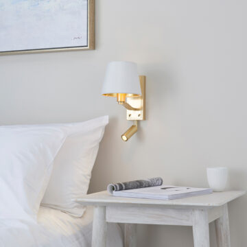 Harvey Wall Light | Brushed Gold 285mm