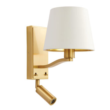 Harvey Wall Light | Brushed Gold 285mm