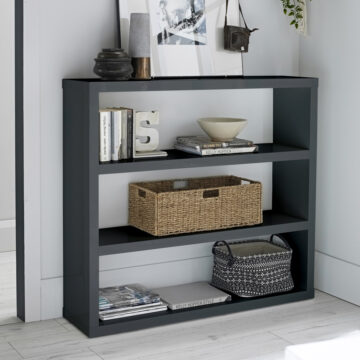 Broadway Charcoal Grey Bookcase