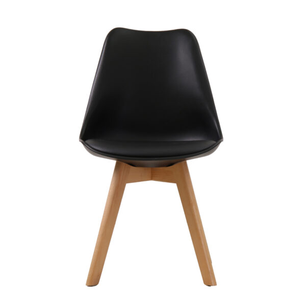 Leah Chair | Black | Pair | Self Assembly