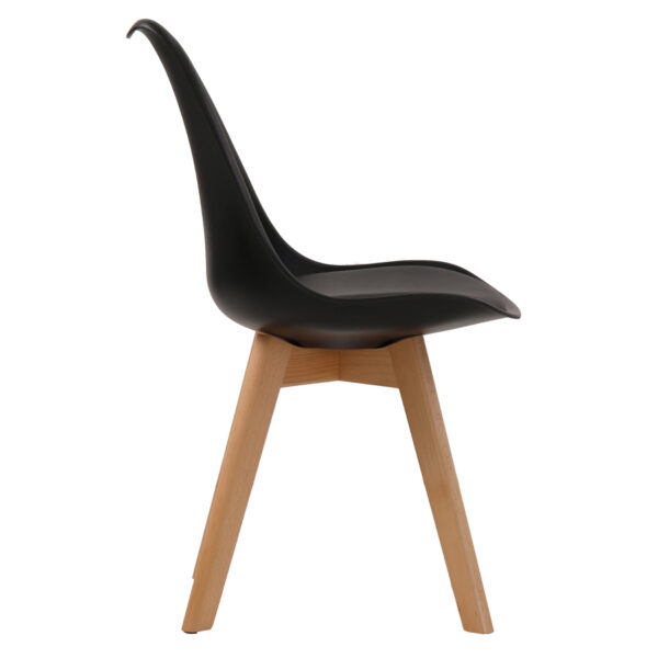Leah Chair | Black | Pair | Self Assembly