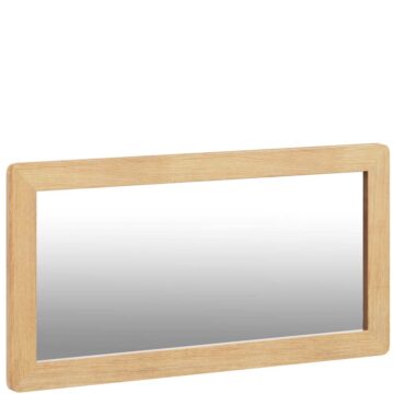Aruba Oak Dressing Table Mirror | Assembled