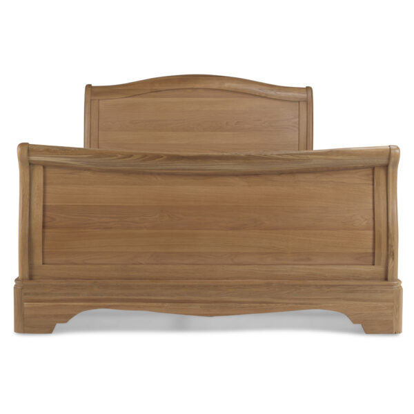 Catania Double Sleigh Bed | Oak