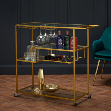 Gold Porter Drinks Trolley