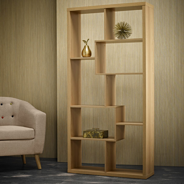 Quebec Oak Shelving Unit | Self Assembly