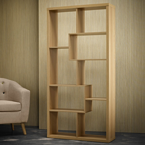 Quebec Oak Shelving Unit | Self Assembly