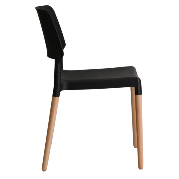 Riva Chair | Black | Pair | Self Assembly