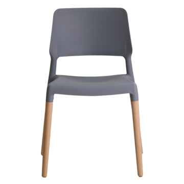 Riva Pair of Grey Dining Chairs