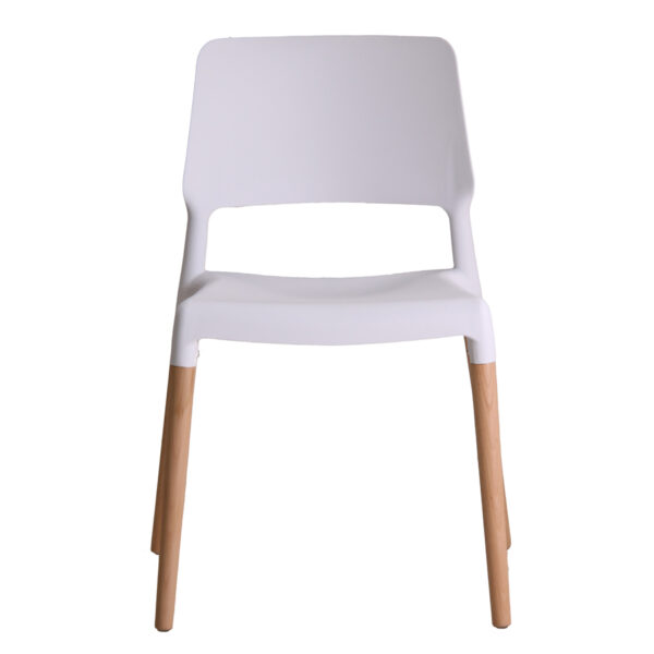 Riva Chair | White | Pair | Self Assembly