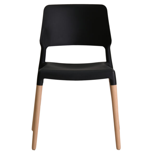 Riva Chair | Black | Pair | Self Assembly