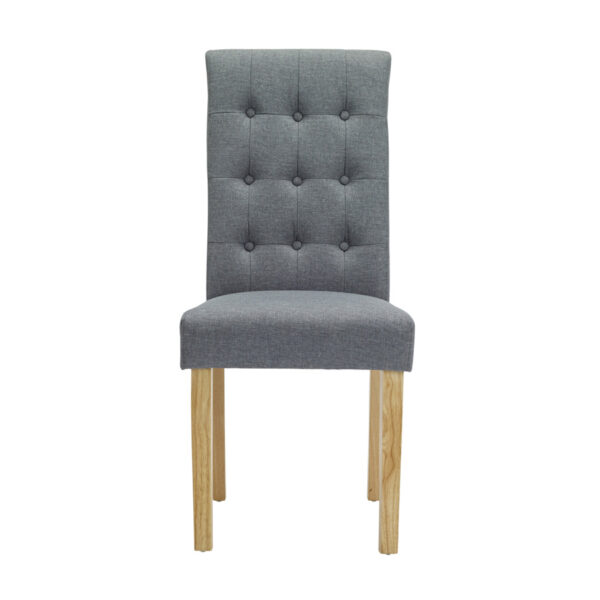 Roma Chair | Grey | Pair | Self Assembly