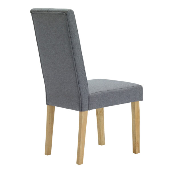 Roma Chair | Grey | Pair | Self Assembly