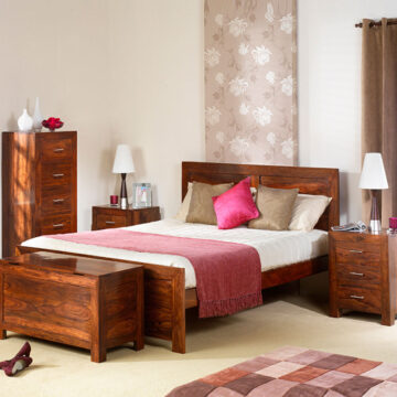 Taranto 3 Drawer Bedside