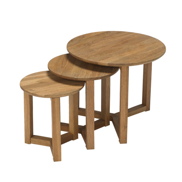 Stow Nest Of Tables | Oak | Self Assembly
