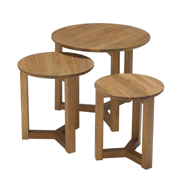 Stow Nest Of Tables | Oak | Self Assembly