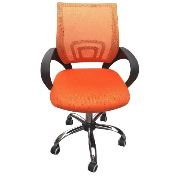 Tate Mesh Back Office Chair | Orange | Self Assembly