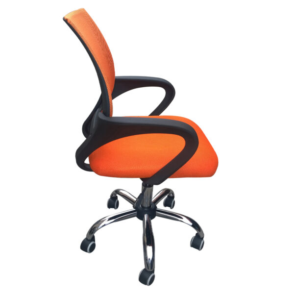 Tate Mesh Back Office Chair | Orange | Self Assembly