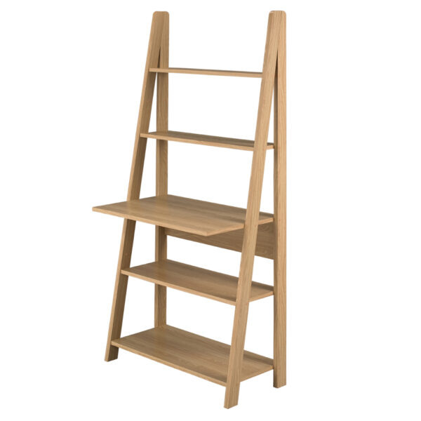 Crossharbour Ladder Desk | Oak | Self Assembly