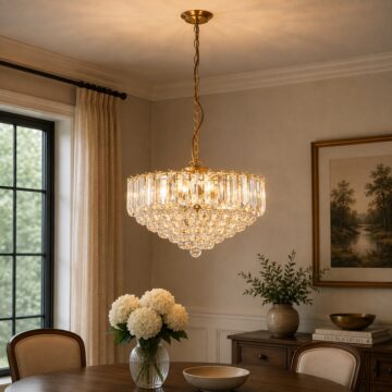 Fargo 6 Pendant Light | Brass