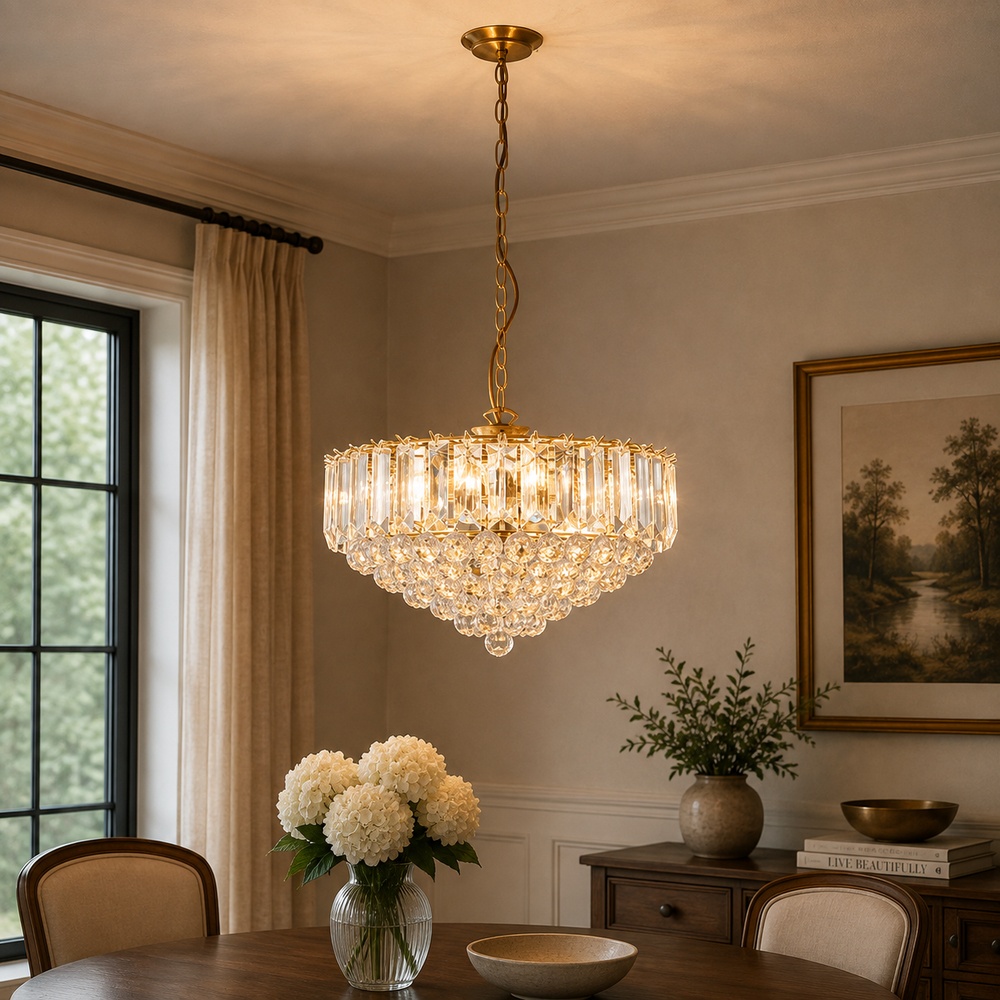 Fargo 6 Pendant Light | Brass