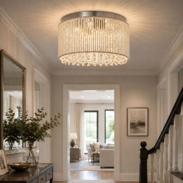 Chrome Galina Ceiling Lamp