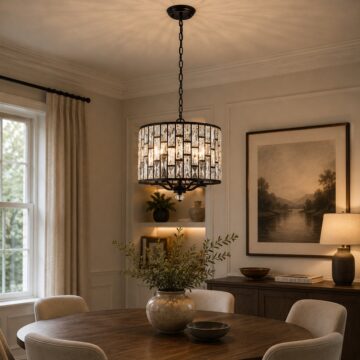 Bronze Belle 5 Pendant Light