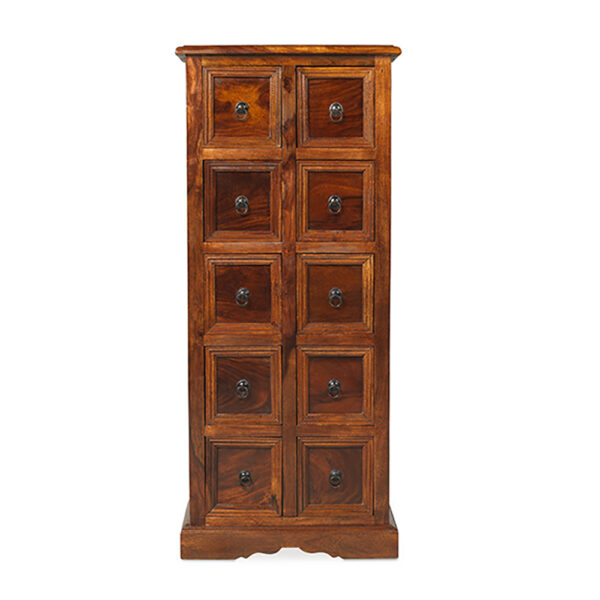 Rovigo Bhoja 10 Drawer CD Unit