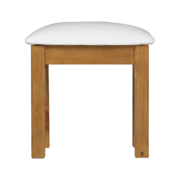 Ravenna Pine Dressing Stool Oak World