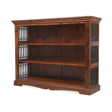 Rovigo Bhoja Low Sheesham Bookcase | Acacia