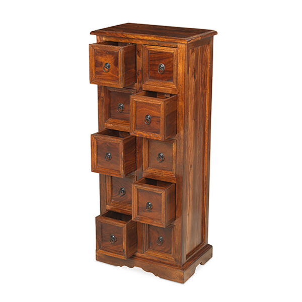 Rovigo Bhoja 10 Drawer CD Unit