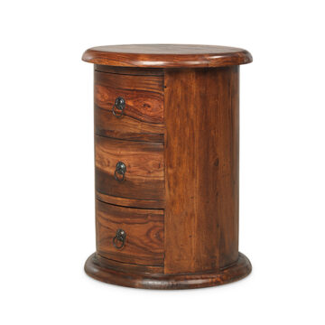 Rovigo 3 Drawer Drum Chest | Assembled