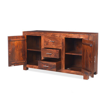 Taranto Sheesham 2 Door 3 Drawer Large Sideboard | Assembled