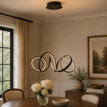 White Eterne Ceiling Light 600mm