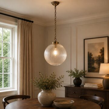 Brydon Pendant Light Clear Glass 600-1000mm