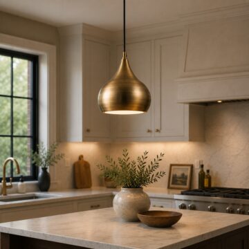 Brosnan Pendant Light | Antique Brass