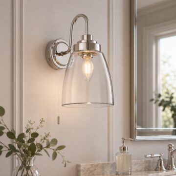 Chrome Ashbury Wall Light