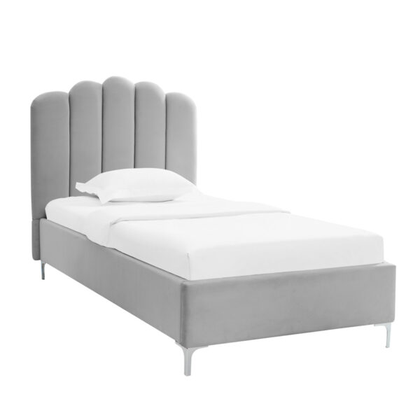 Hatton Single Bed | Silver