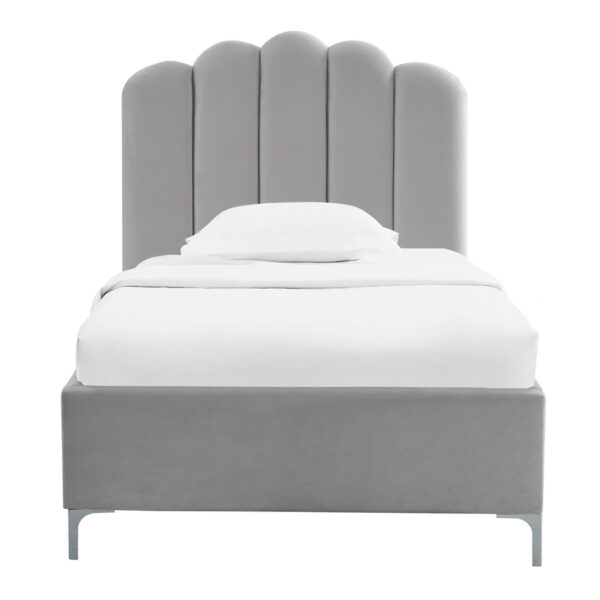 Hatton Single Bed | Silver