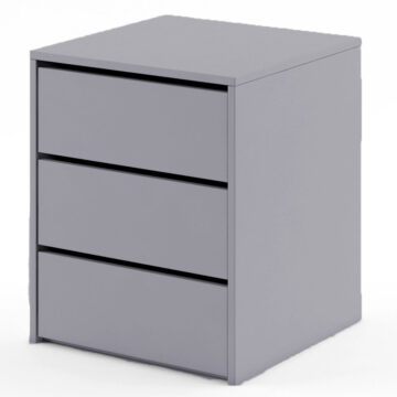 Rotterdam Matt Grey Wardrobe Drawer Unit