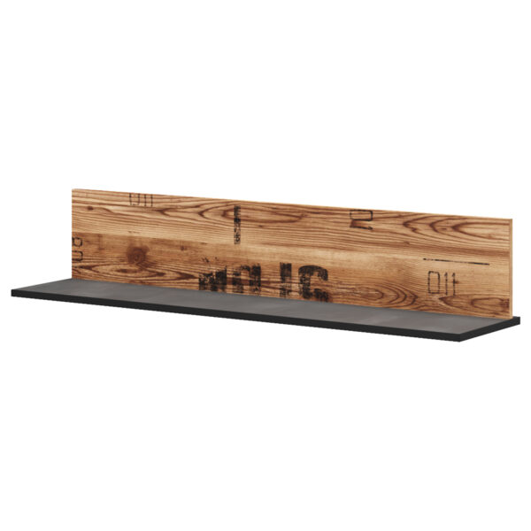 Prague Wall Shelf | Canyon Alpine Spruce | Raw Steel