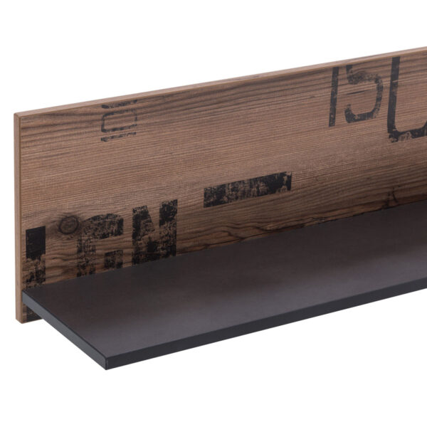Prague Wall Shelf | Canyon Alpine Spruce | Raw Steel