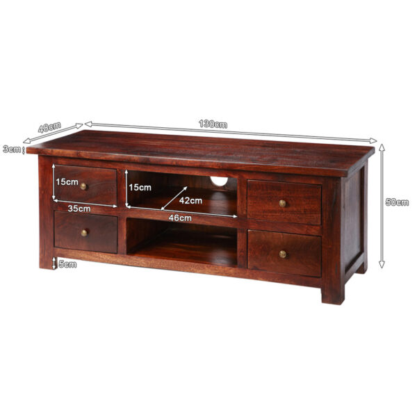 Chapra Dark Mango TV Cabinet