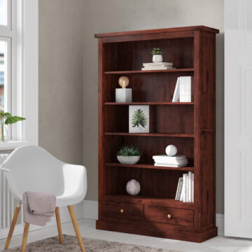 Chapra Dark Mango Large Bookcase
