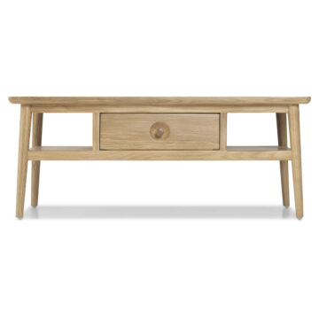 San Severo Oak Coffee Table With Drawer