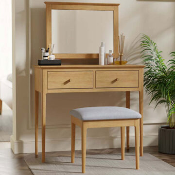 Sardinia Oak Dressing Table Set