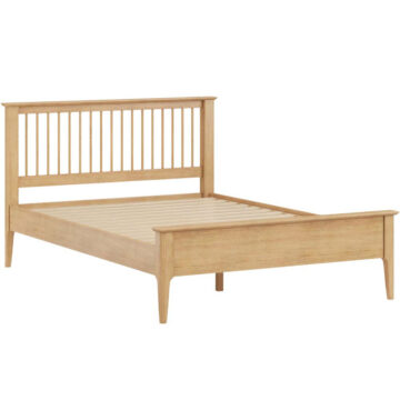 Sardinia 4’6 Double Bed | Oak Finish