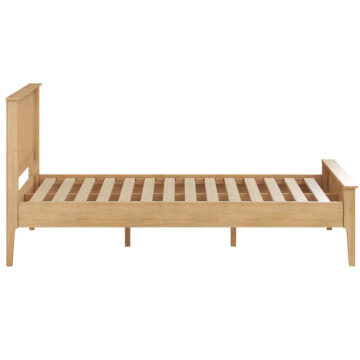 Sardinia 4’6 Double Bed | Oak Finish